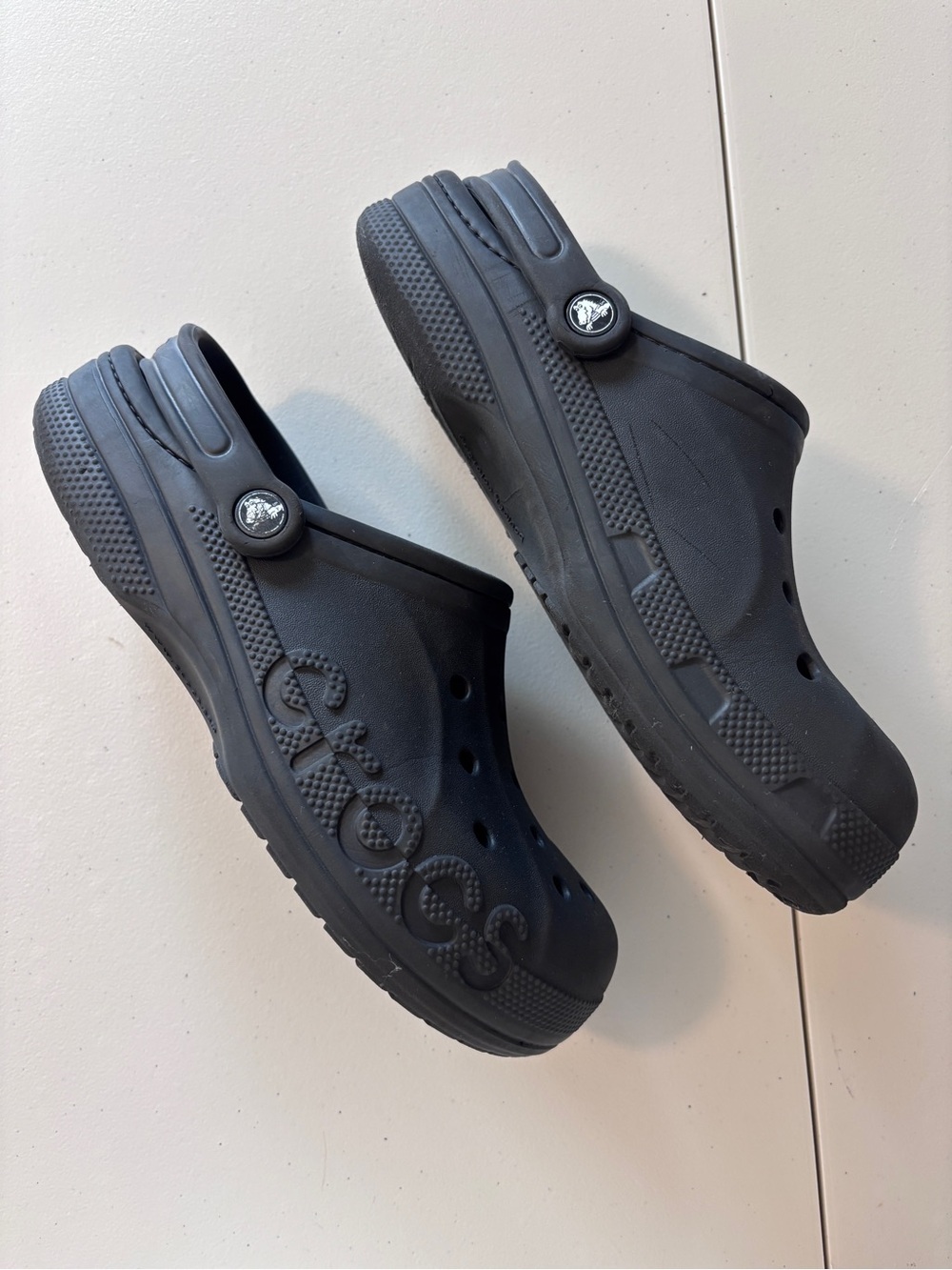 CROCS Black Classic Dasher Mens Size 9 Womens Size 11 Casual Camping Warm - Picture 2 of 7